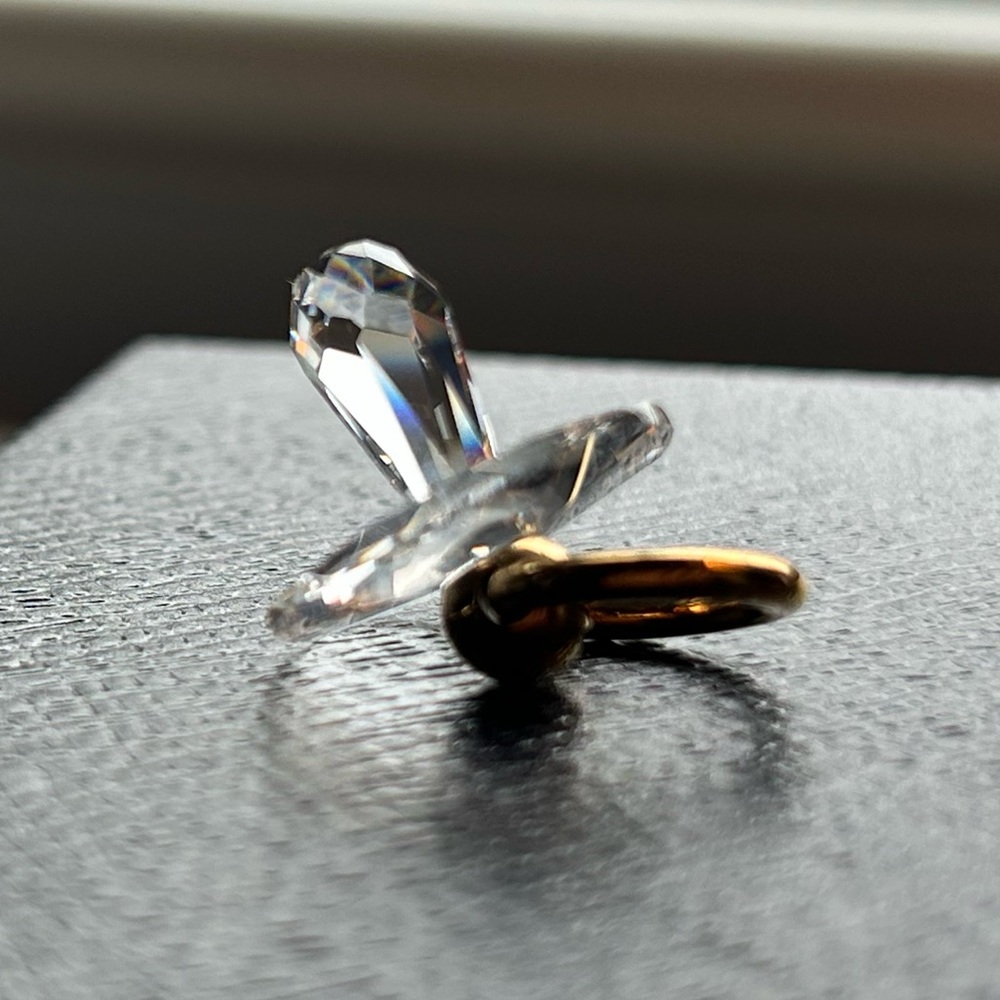 Swarovski crystal pacifier